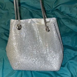 Shiny Crystal Rhinestone Mini Clutch Bag
